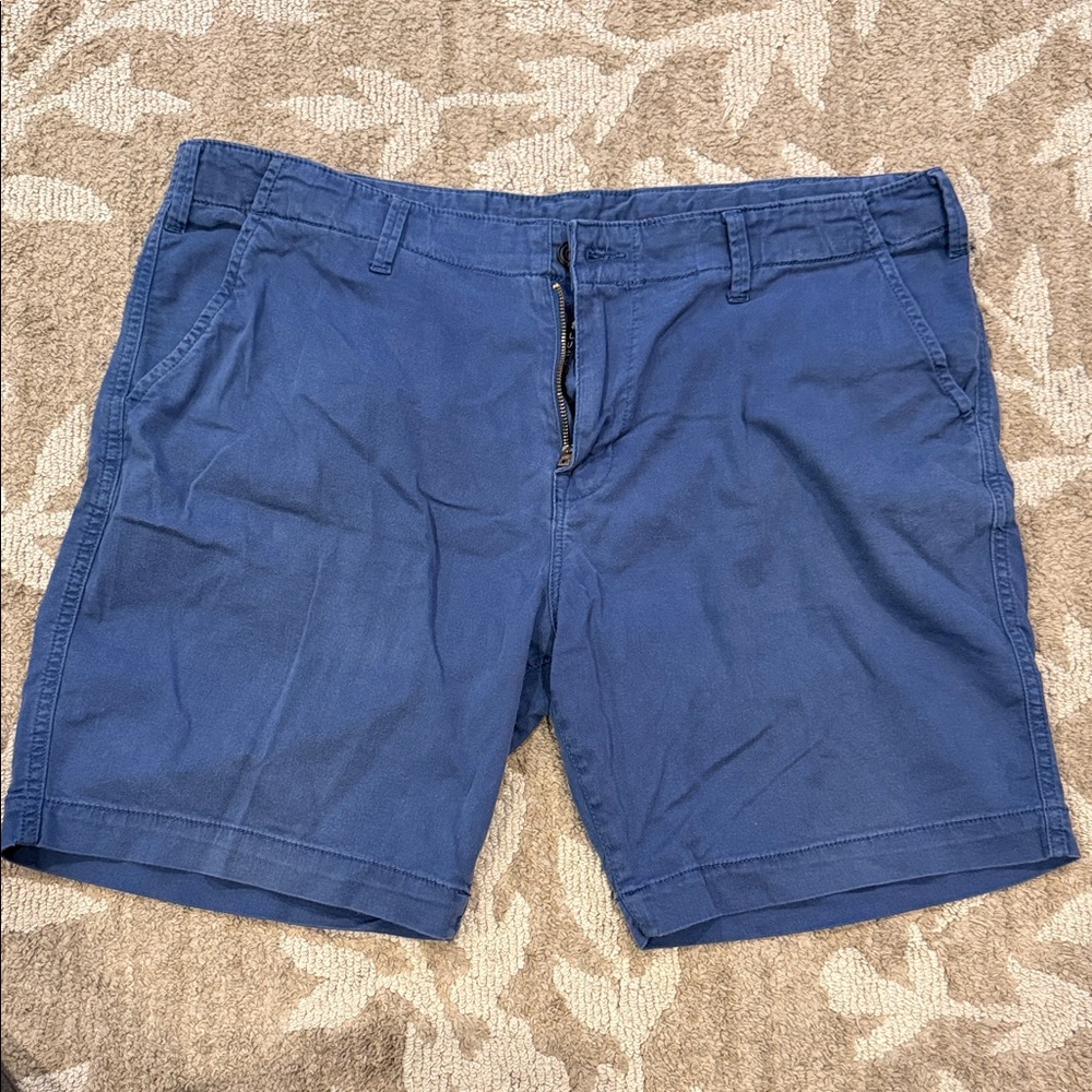 Lucky Brand Men's Navy Flat Front Shorts